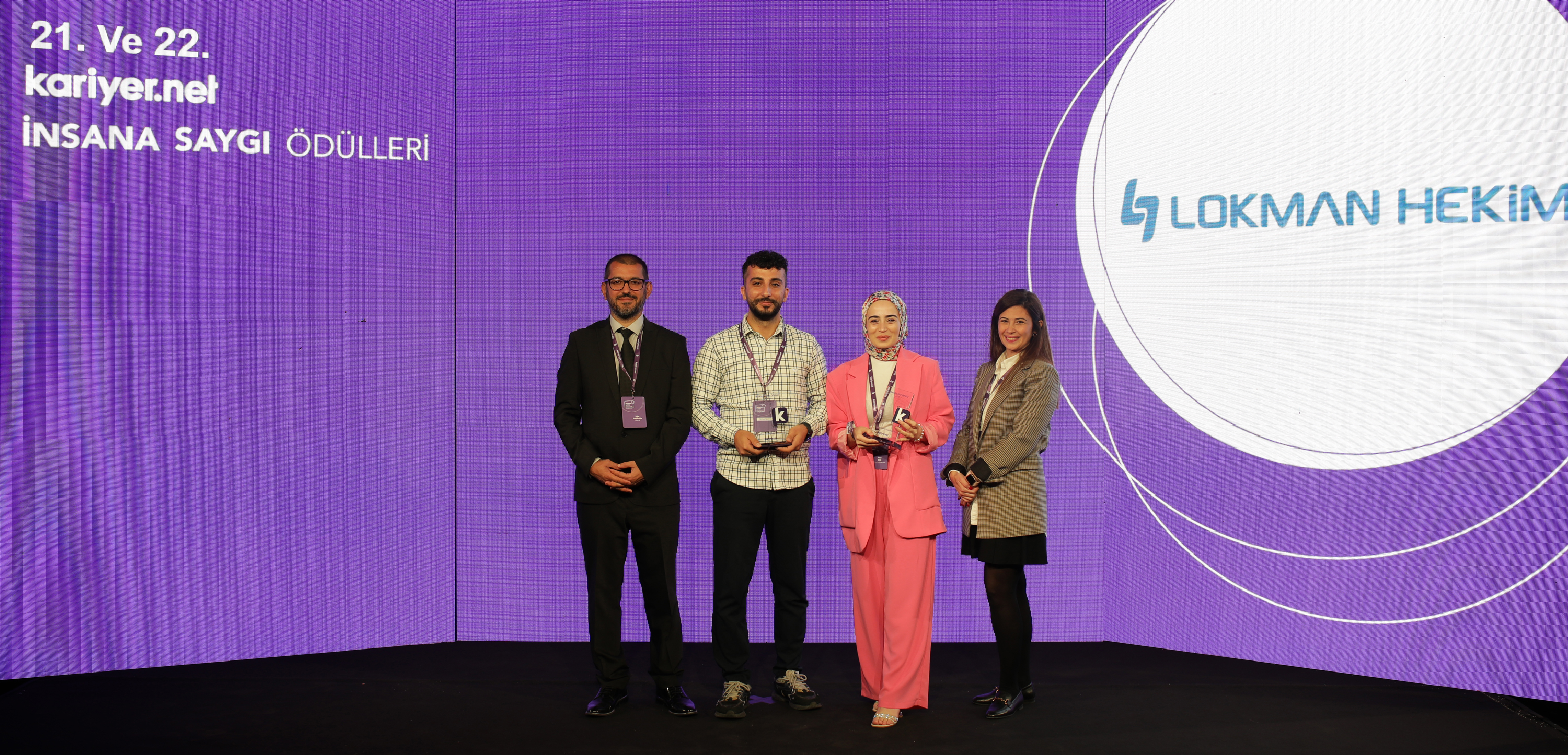 - Kariyer.net 2022-2023 İnsana Saygı Ödülü'nü Almaya Hak Kazandık
